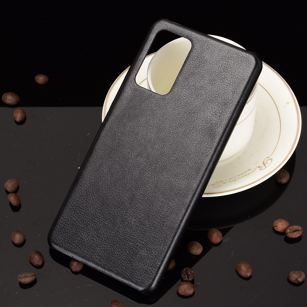 Litchi Texture PU Leather Coated PC Mobile Casing for Samsung Galaxy A72 5G - Black-5