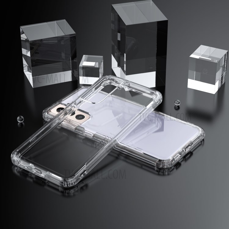 Crystal Clear Shield Full Protection Flexible TPU Phone Case for Samsung Galaxy S21 Plus 5G-5