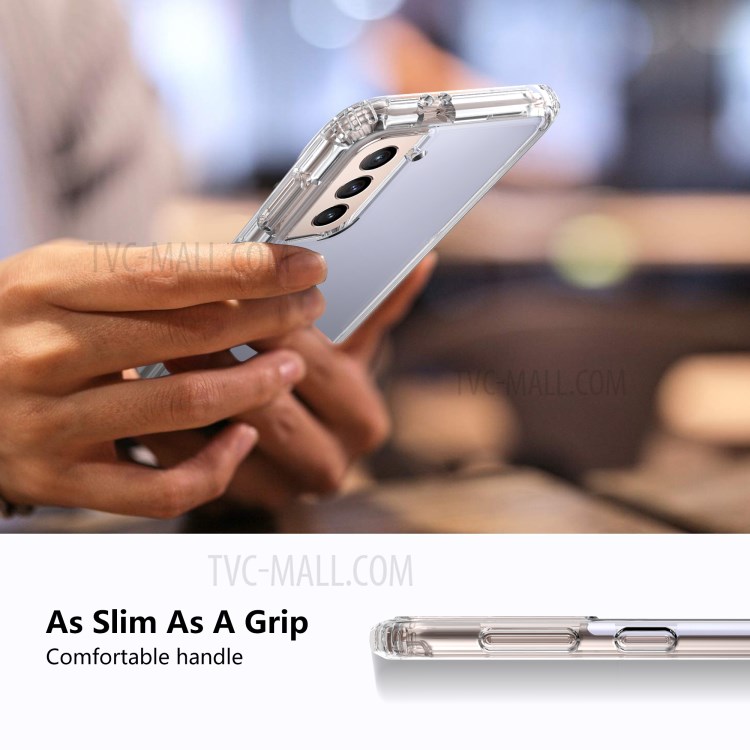 Crystal Clear Shield Full Protection Flexible TPU Phone Case for Samsung Galaxy S21 Plus 5G-6
