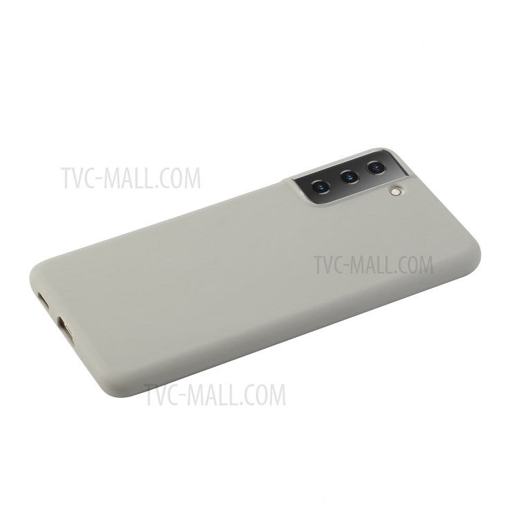 Candy Color Soft TPU Phone Shell for Samsung Galaxy S21+ - Grey-2