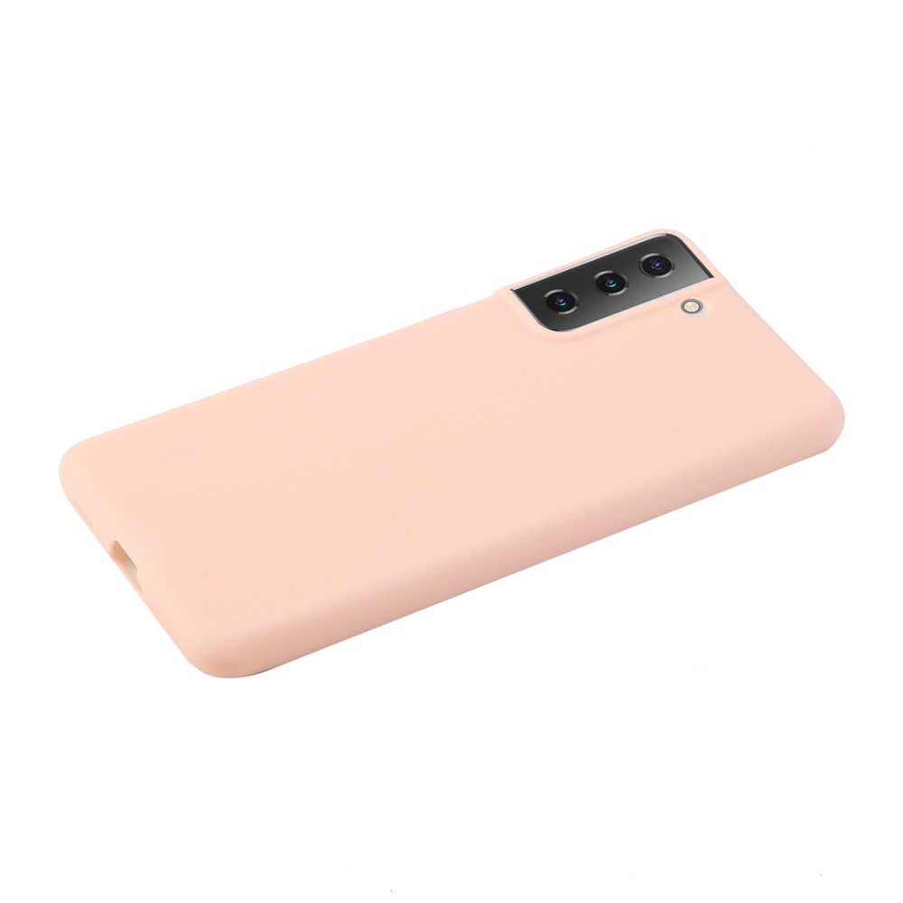 Candy Color Soft TPU Phone Shell for Samsung Galaxy S21+ - Light Pink-2