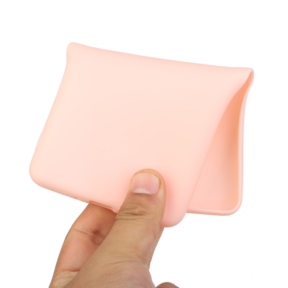 Candy Color Soft TPU Phone Shell for Samsung Galaxy S21+ - Light Pink-4