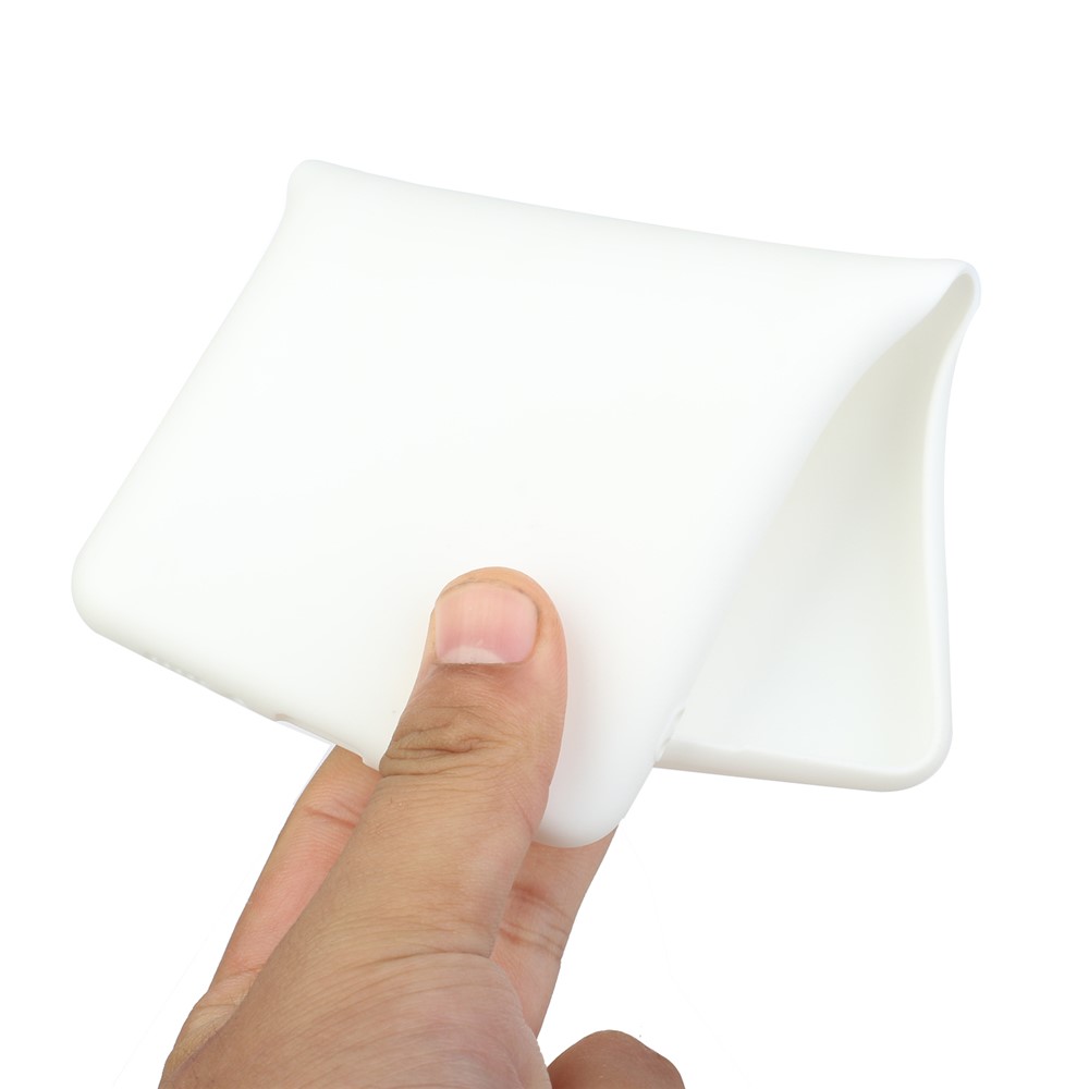 Candy Color Soft TPU Phone Shell for Samsung Galaxy S21 Ultra - White-4