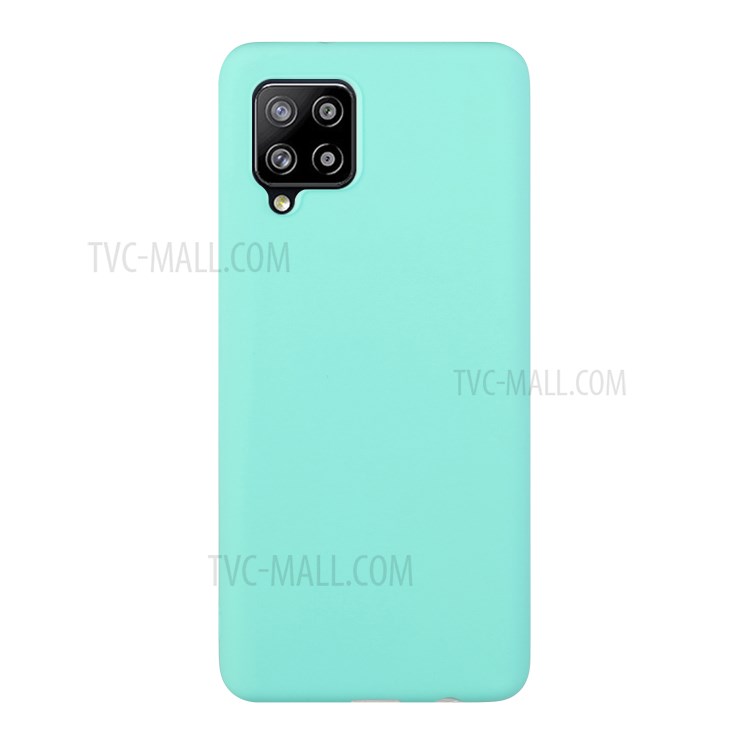 Candy Color Soft TPU Phone Cover for Samsung Galaxy A42 5G - Baby Blue-1