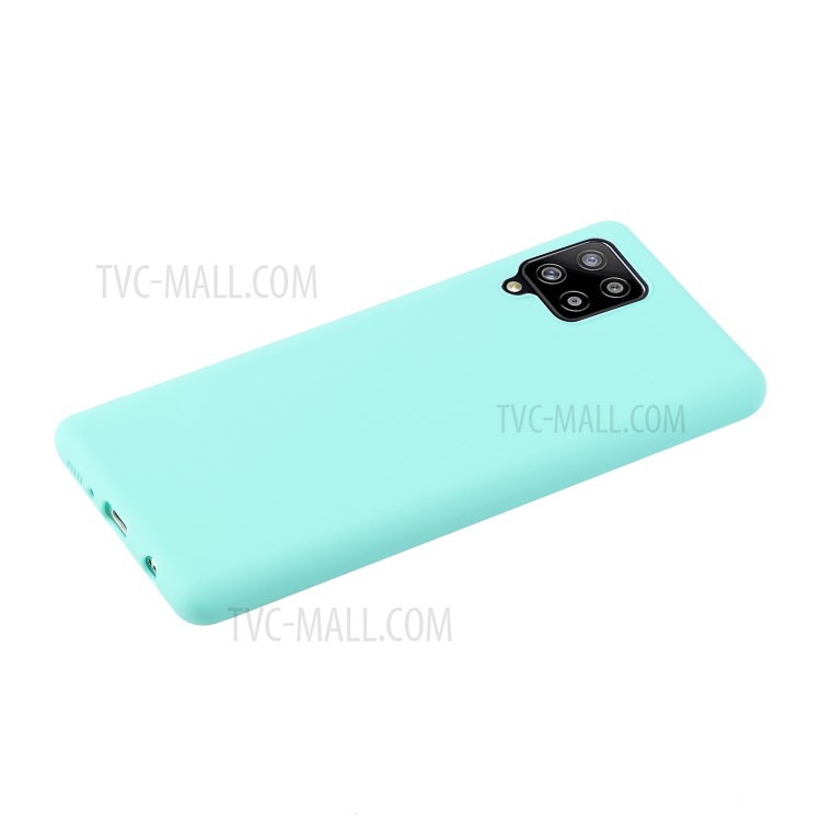 Candy Color Soft TPU Phone Cover for Samsung Galaxy A42 5G - Baby Blue-2