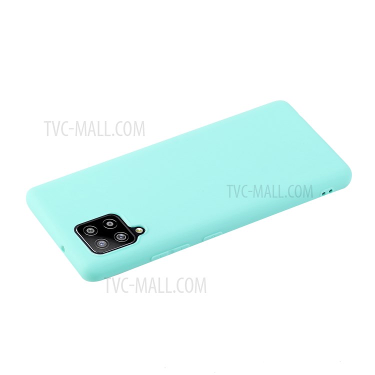 Candy Color Soft TPU Phone Cover for Samsung Galaxy A42 5G - Baby Blue-3