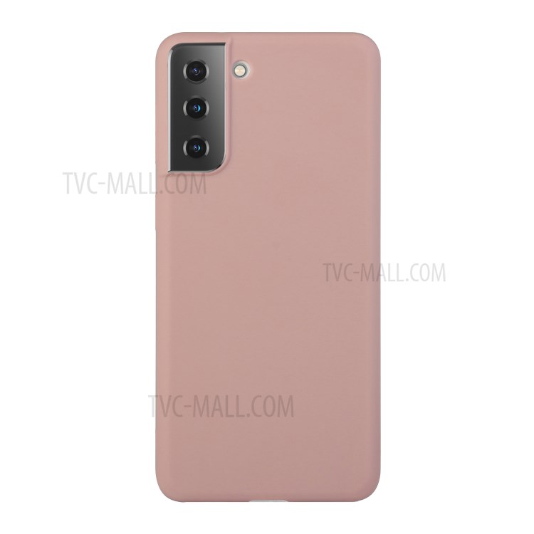 Candy Color Soft Tpu Telephip Para Samsung Galaxy S21 4G/5G - Rosa Profundo