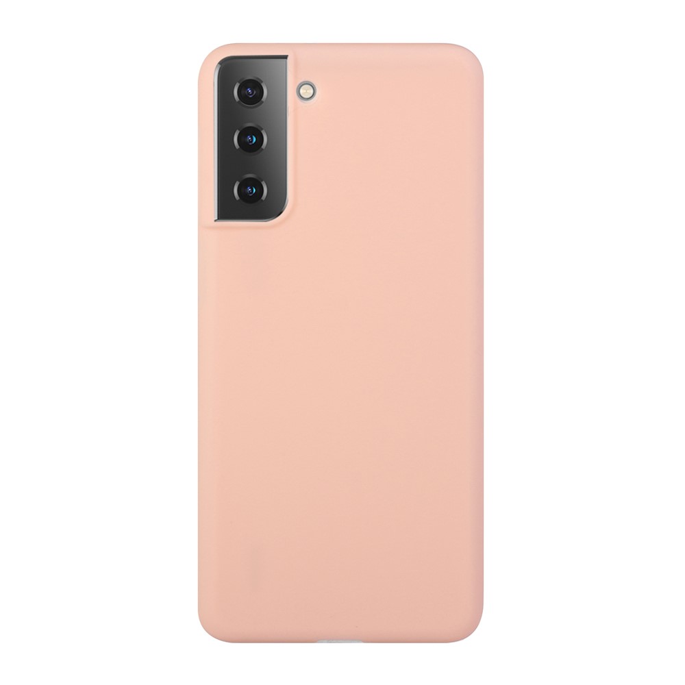 Candy Color Soft TPU Phone Case for Samsung Galaxy S21 5G - Light Pink-1
