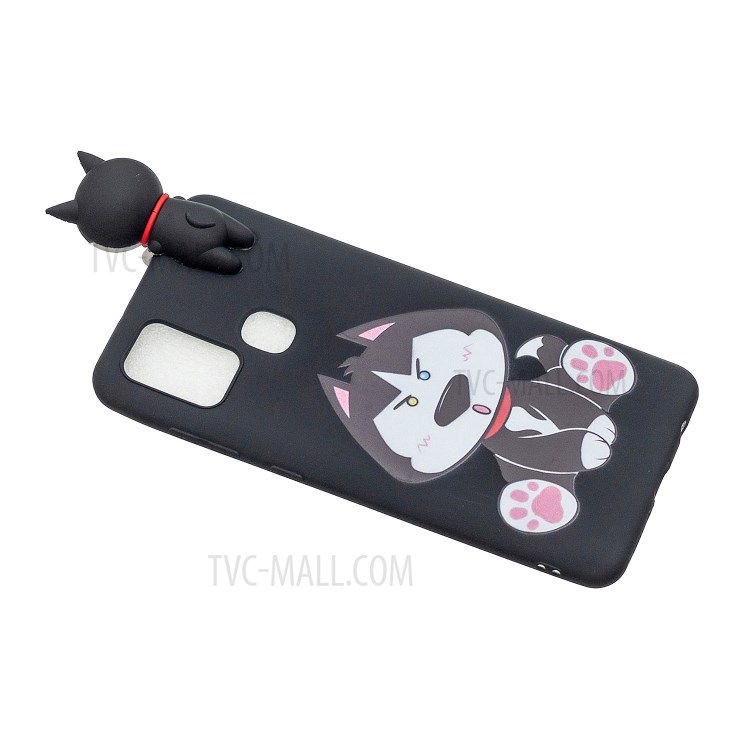 3D Doll Decor Pattern Printing Soft TPU Cover Case for Samsung Galaxy M31 / Galaxy M31 Prime - Black-4