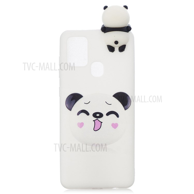 3D Doll Decor Pattern Printing Soft TPU Cover Case for Samsung Galaxy M31 / Galaxy M31 Prime - White-2