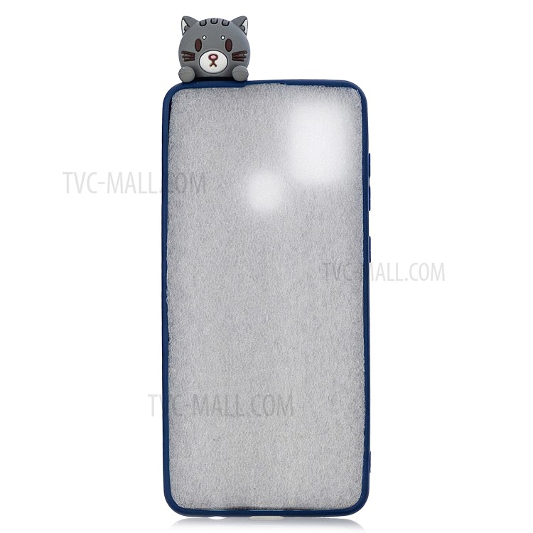 3D Doll Decor Pattern Printing Soft TPU Cover Case for Samsung Galaxy M31 / Galaxy M31 Prime - Blue-3