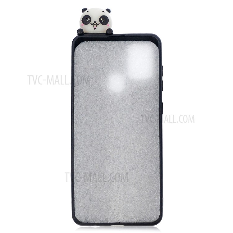 3D Animal Pattern TPU Gel Cover for Samsung Galaxy M31 Prime/M31 Case - Shy Panda-3