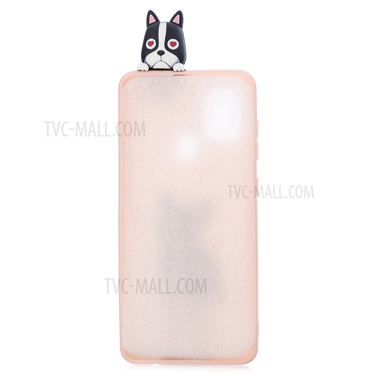 3D Animal Pattern TPU Gel Cover for Samsung Galaxy M31 Prime/M31 Case - Dog-3
