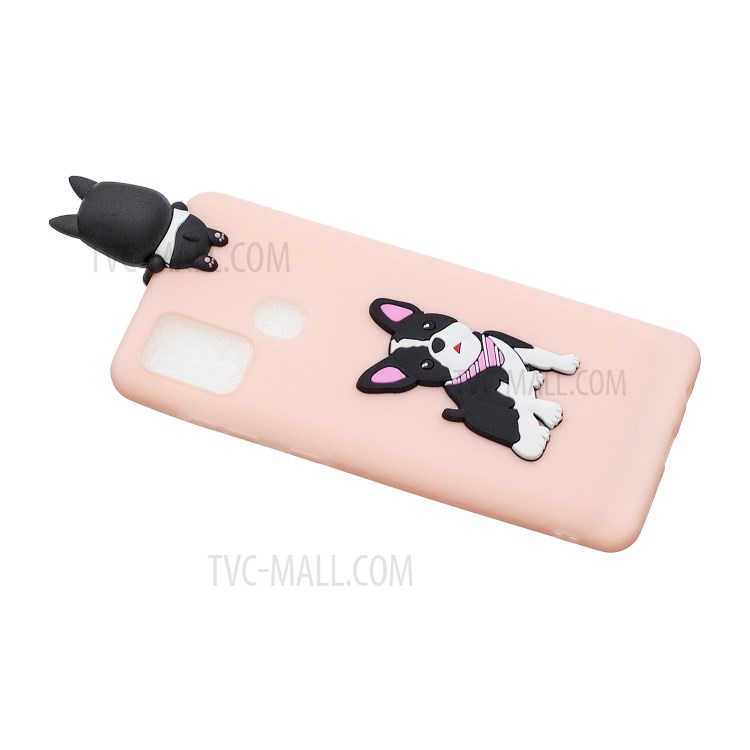 3D Animal Pattern TPU Gel Cover for Samsung Galaxy M31 Prime/M31 Case - Dog-4