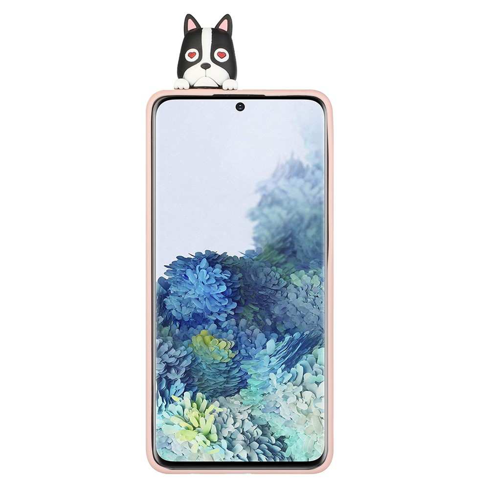 3D Animal Pattern TPU Phone Protective Case for Samsung Galaxy S21+ 5G - Dog-2