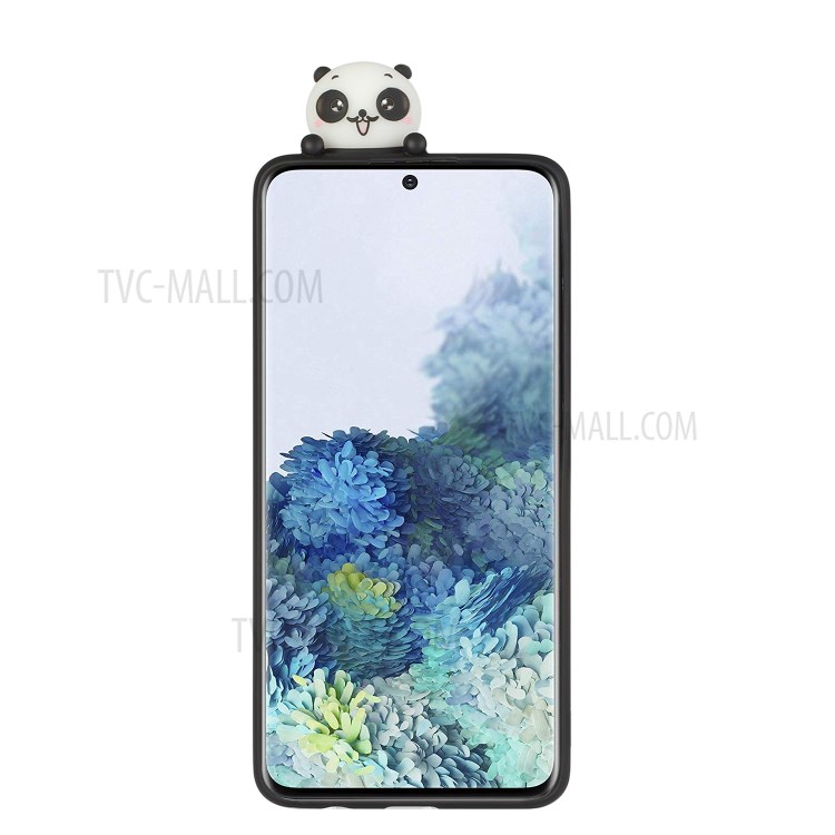 3D Animal Pattern TPU Phone Protective Case for Samsung Galaxy S21+ 5G - Smile Panda-2