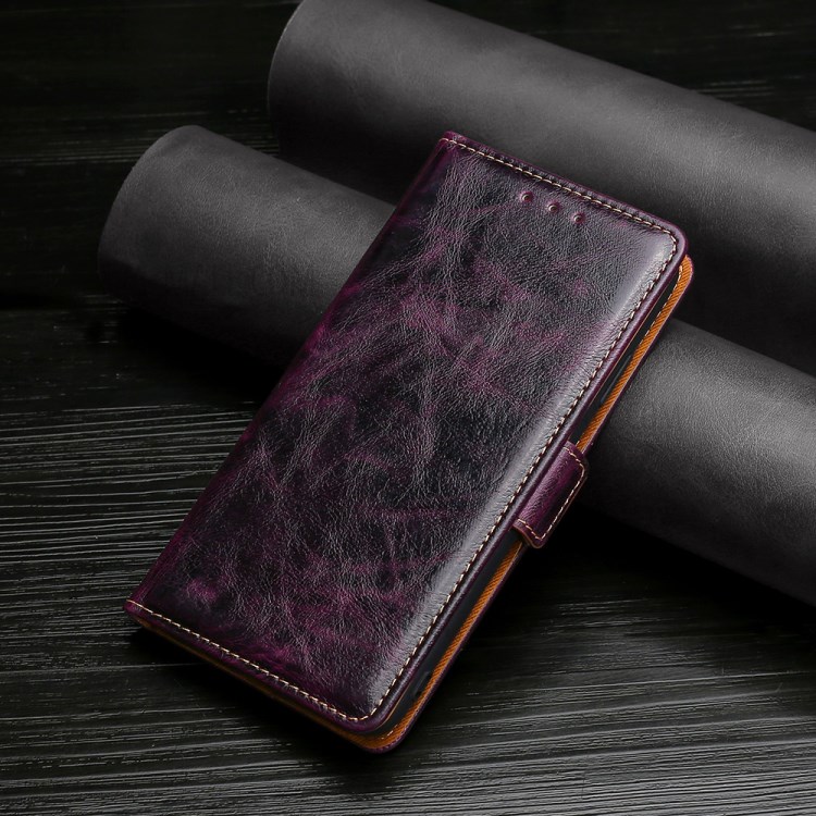 TPU + PU Leather Stand Cell Phone Case for Samsung Galaxy S20 FE/S20 Fan Edition/S20 FE 5G/S20 Fan Edition 5G - Purple-7