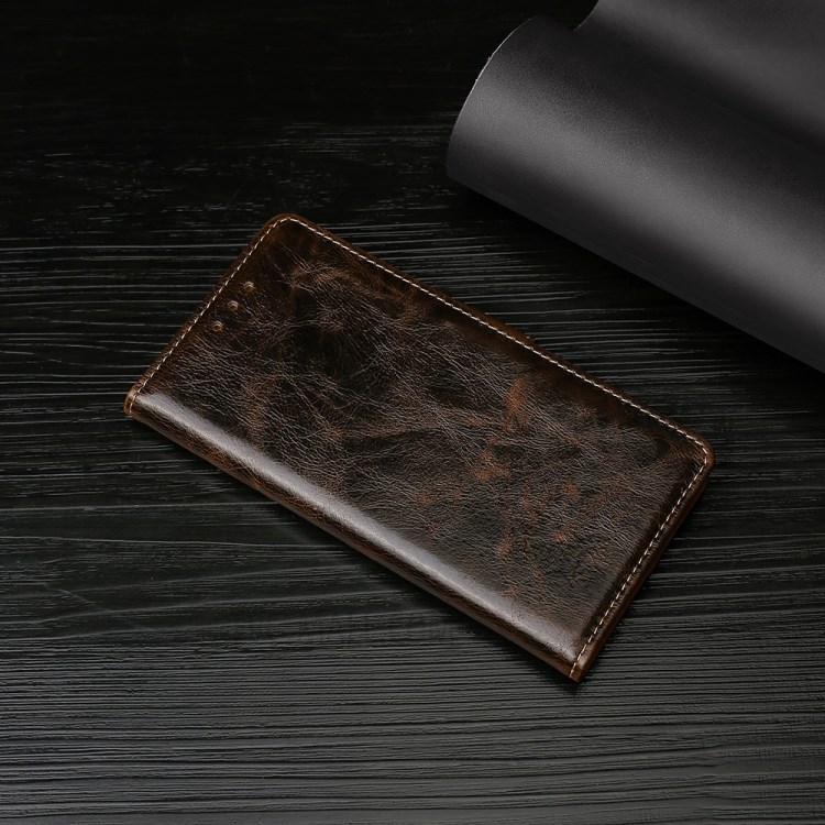 TPU + PU Leather Stand Cell Phone Case for Samsung Galaxy S20 FE/S20 Fan Edition/S20 FE 5G/S20 Fan Edition 5G - Brown-4