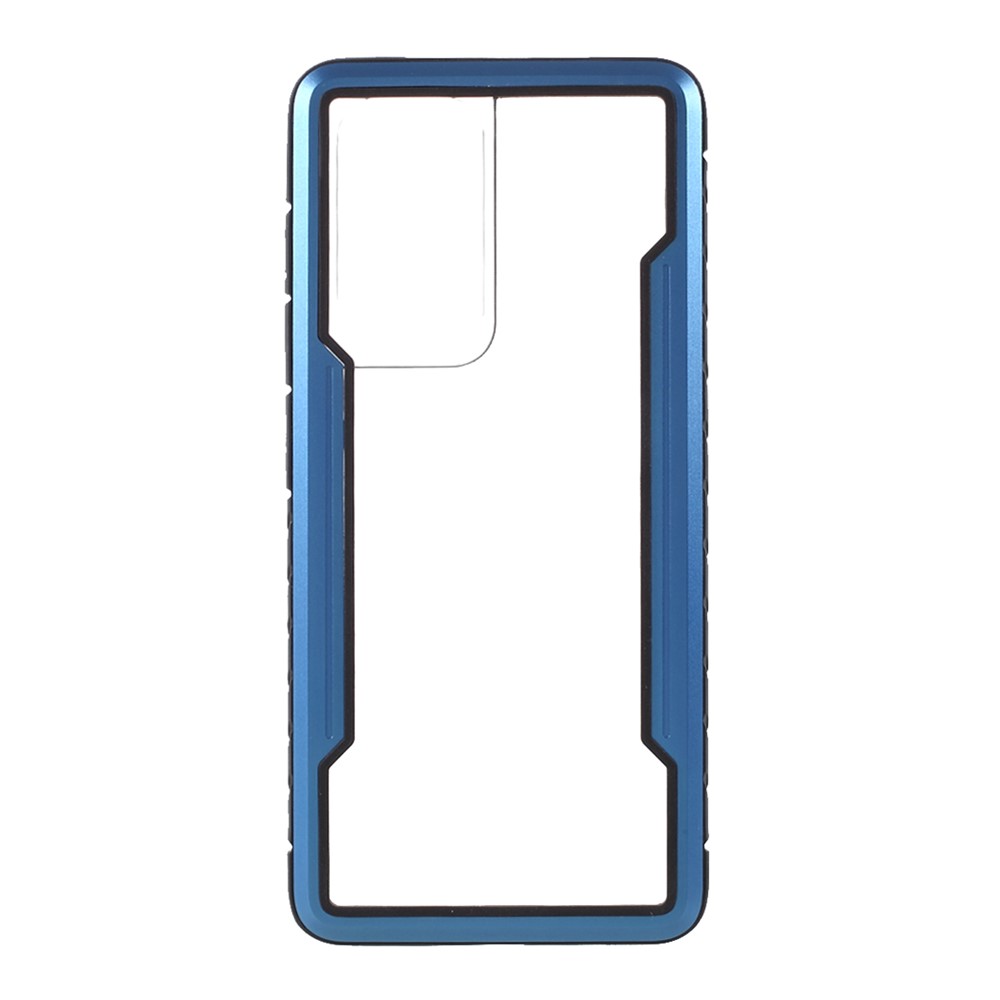 Muti-Color Anti-Drop Hybrid Cover Phone Shell for Samsung Galaxy S21 Ultra - Blue-1