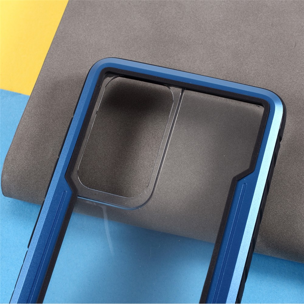 Muti-Color Anti-Drop Hybrid Cover Phone Shell for Samsung Galaxy S21 Ultra - Blue-3