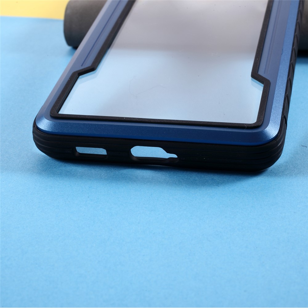 Muti-Color Anti-Drop Hybrid Cover Phone Shell for Samsung Galaxy S21 Ultra - Blue-4