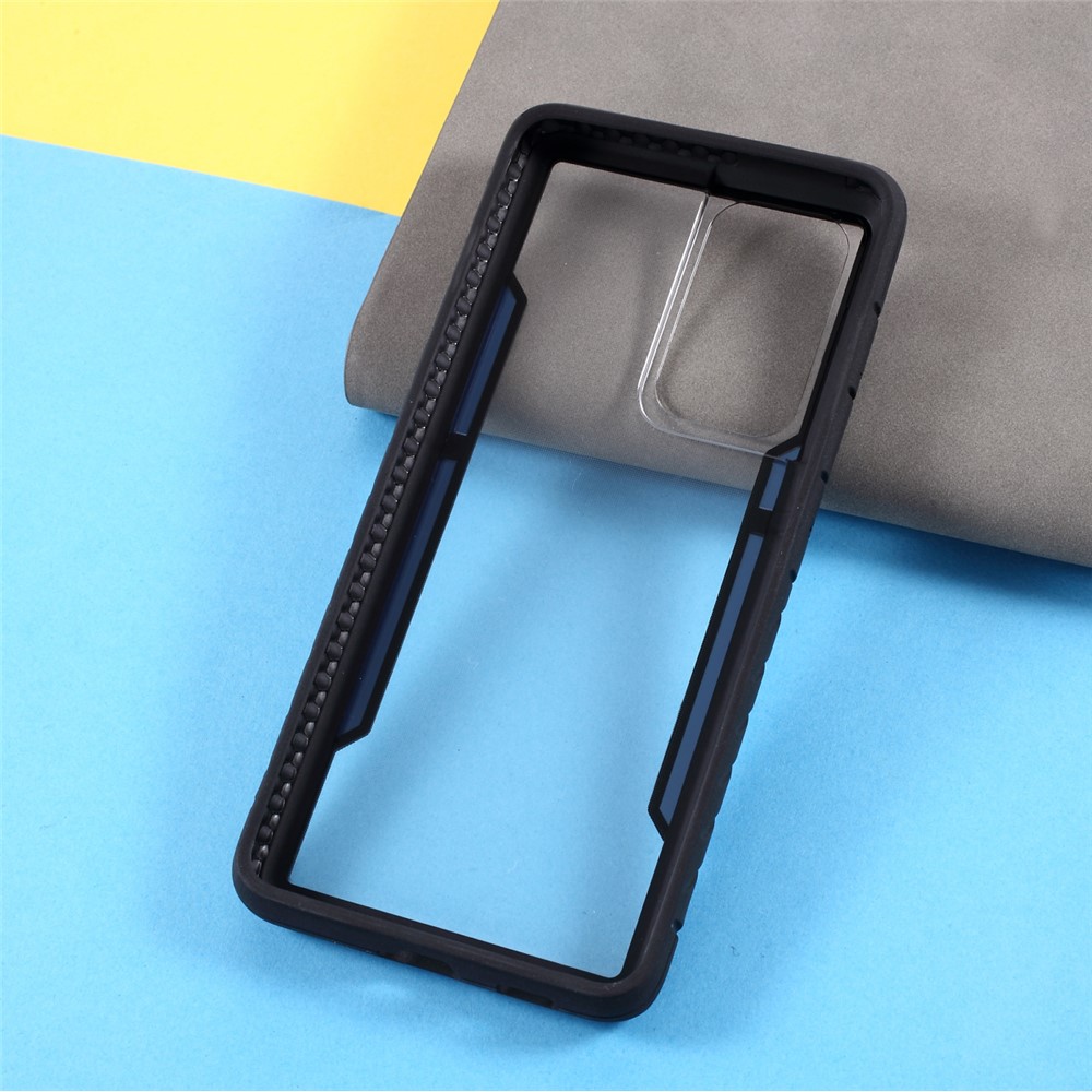 Muti-Color Anti-Drop Hybrid Cover Phone Shell for Samsung Galaxy S21 Ultra - Blue-5