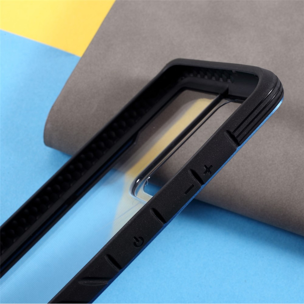 Muti-Color Anti-Drop Hybrid Cover Phone Shell for Samsung Galaxy S21 Ultra - Blue-6