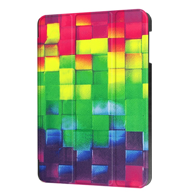 Patterned Leather Smart Case for Samsung Galaxy Tab A 10.1 (2016) T580 T585 - 3D Visual Effect Checks-6