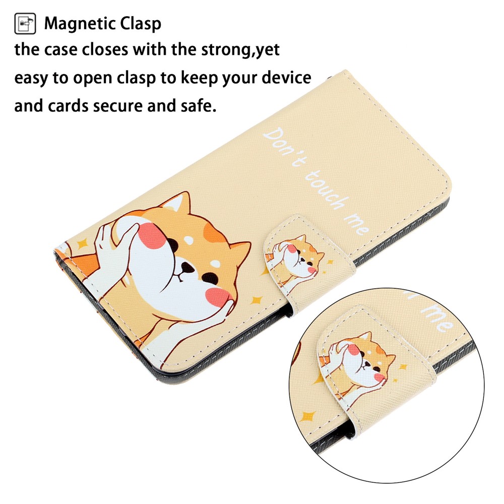 TPU + PU Leather Wallet Stand Phone Case with Lanyard for Samsung Galaxy A52 5G - Cute Cat-3
