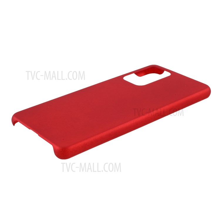 Full Protection Glossy Hard Plastic Cell Phone Protector Cover for Samsung Galaxy A72 5G - Red-5