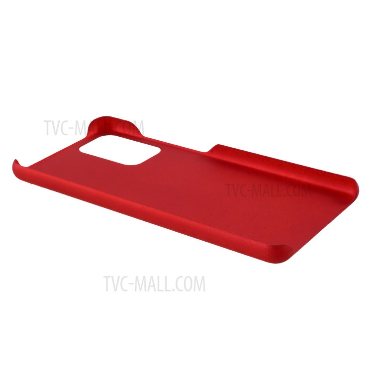 Full Protection Glossy Hard Plastic Cell Phone Protector Cover for Samsung Galaxy A72 5G - Red-6