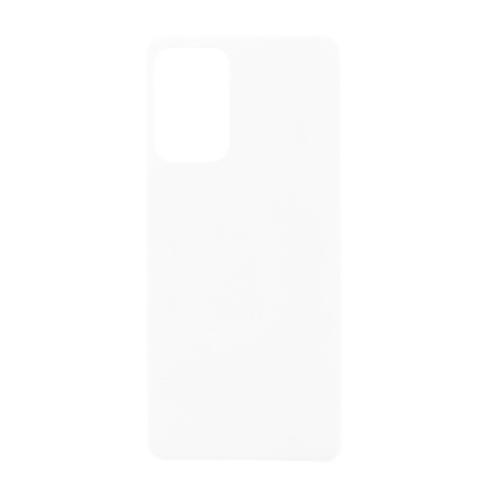 Full Protection Glossy Hard Plastic Cell Phone Protector Cover for Samsung Galaxy A72 5G - White-1