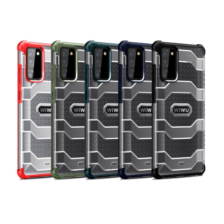 WIWU Hard PC Panel + Soft TPU Edge Non-slip Protective Cover for Samsung Galaxy S20 FE/S20 Fan Edition/S20 FE 5G/S20 Fan Edition 5G/S20 Lite - Black-12