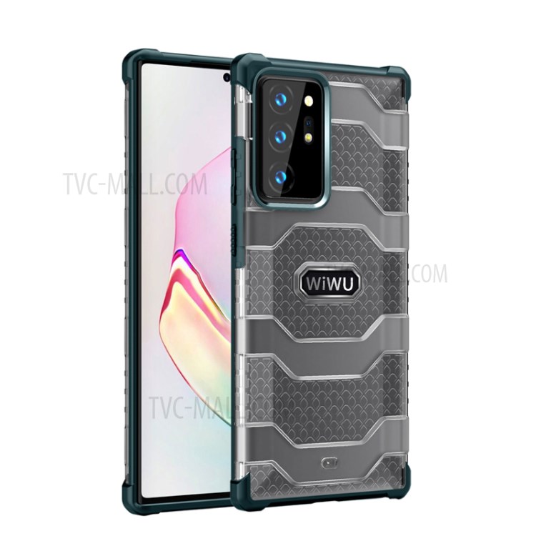 WIWU Anti-Drop Non-slip Hybrid Phone Protective Cover for Samsung Galaxy Note20 Ultra/Note20 Ultra 5G - Blackish Green-2