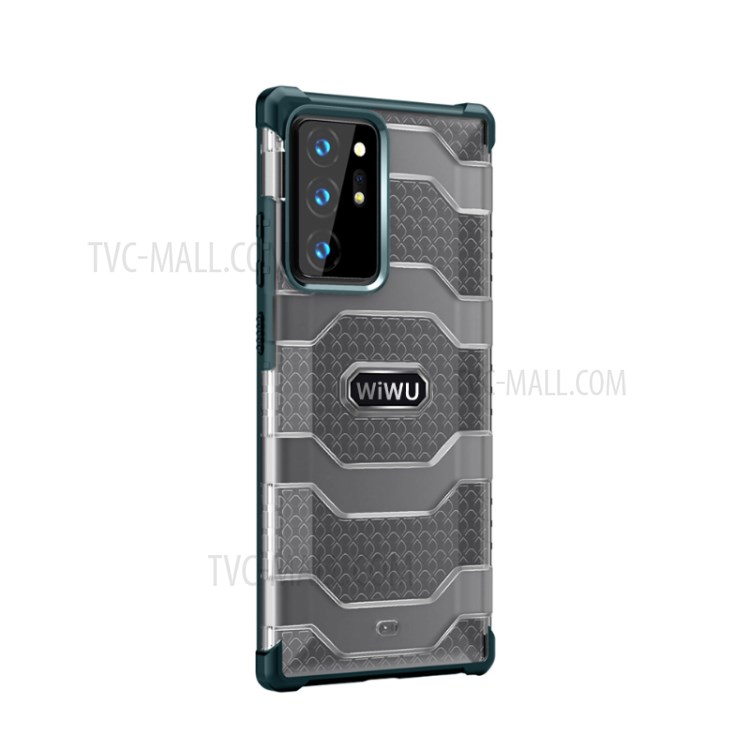 WIWU Anti-Drop Non-slip Hybrid Phone Protective Cover for Samsung Galaxy Note20 Ultra/Note20 Ultra 5G - Blackish Green-3