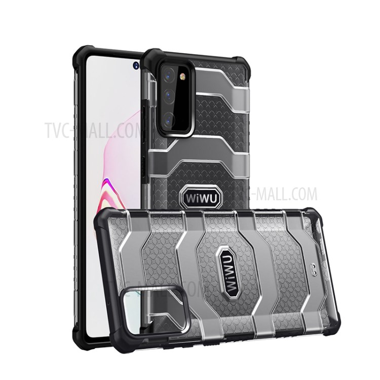 WIWU Non-slip PC + TPU Hybrid Protective Cover Full Protection for Samsung Galaxy Note 20/Note 20 5G - Black-1