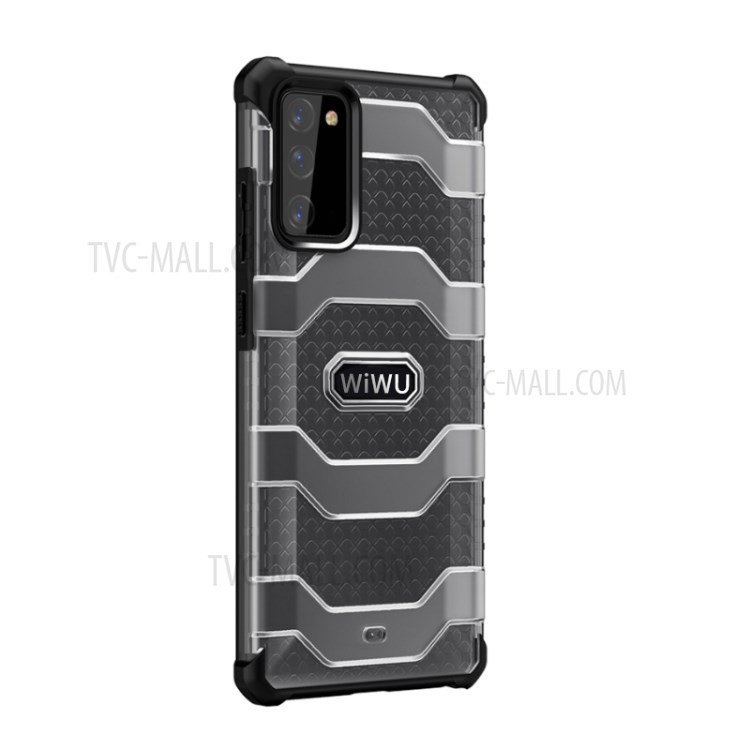 WIWU Non-slip PC + TPU Hybrid Protective Cover Full Protection for Samsung Galaxy Note 20/Note 20 5G - Black-2