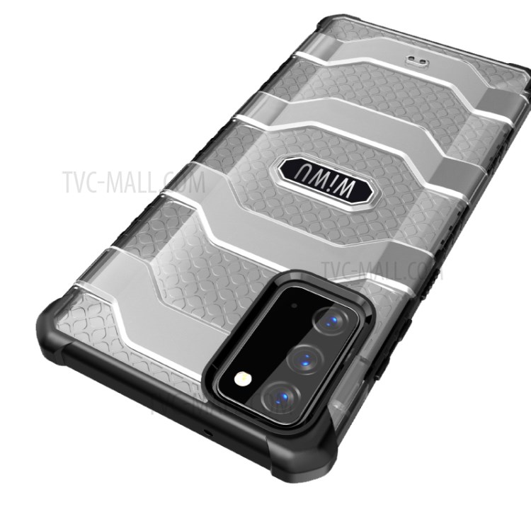 WIWU Non-slip PC + TPU Hybrid Protective Cover Full Protection for Samsung Galaxy Note 20/Note 20 5G - Black-5