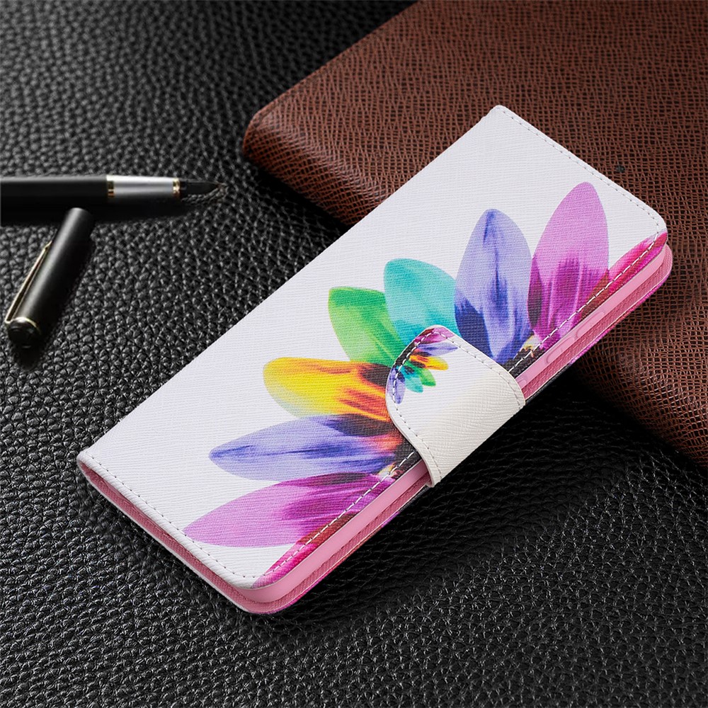 Hot Sale Stand Design Pattern Printing Cover Case for Samsung Galaxy A52 5G - Flower-4
