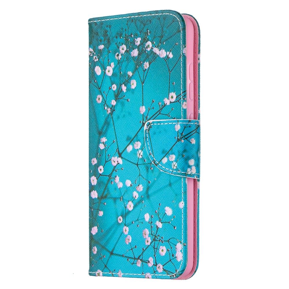 Hot Sale Stand Design Pattern Printing Cover Case for Samsung Galaxy A52 5G - Plum Blossom-7
