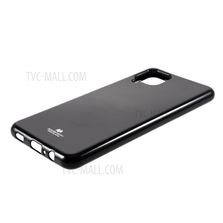 MERCURY GOOSPERY TPU Cell Phone Cover with Glitter Powder Design for Samsung Galaxy A12 - Black-4