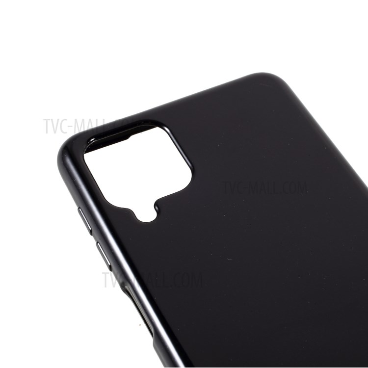 MERCURY GOOSPERY TPU Cell Phone Cover with Glitter Powder Design for Samsung Galaxy A12 - Black-7