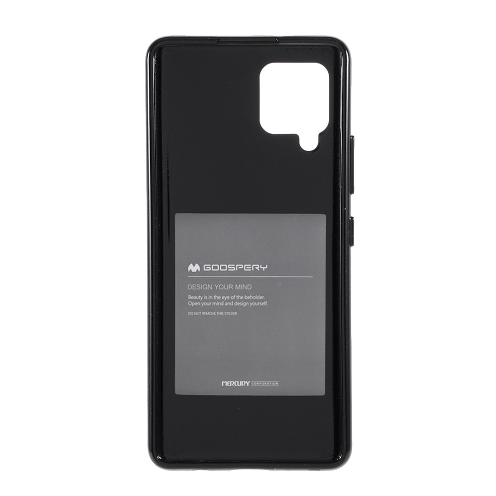 MERCURY GOOSPERY Glitter Powder Design TPU Cell Phone Cover Case for Samsung Galaxy A42 5G - Black-2