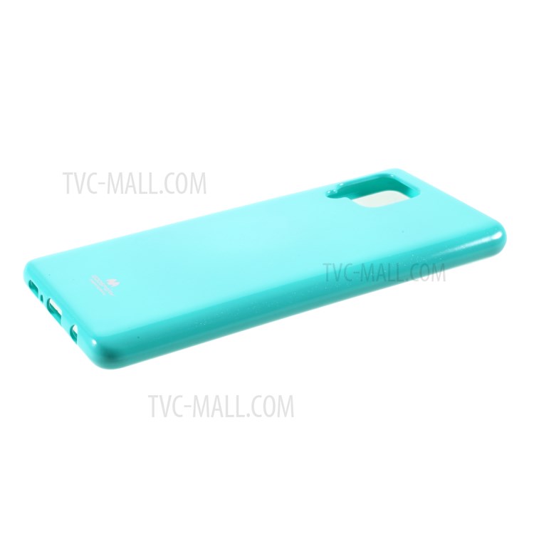 MERCURY GOOSPERY Glitter Powder Design TPU Cell Phone Cover Case for Samsung Galaxy A42 5G - Baby Blue-4