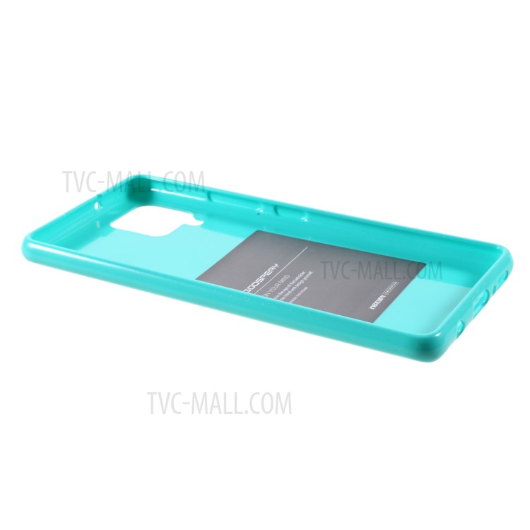 MERCURY GOOSPERY Glitter Powder Design TPU Cell Phone Cover Case for Samsung Galaxy A42 5G - Baby Blue-5