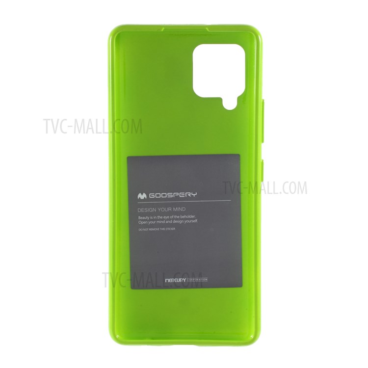 MERCURY GOOSPERY Glitter Powder Design TPU Cell Phone Cover Case for Samsung Galaxy A42 5G - Green-2