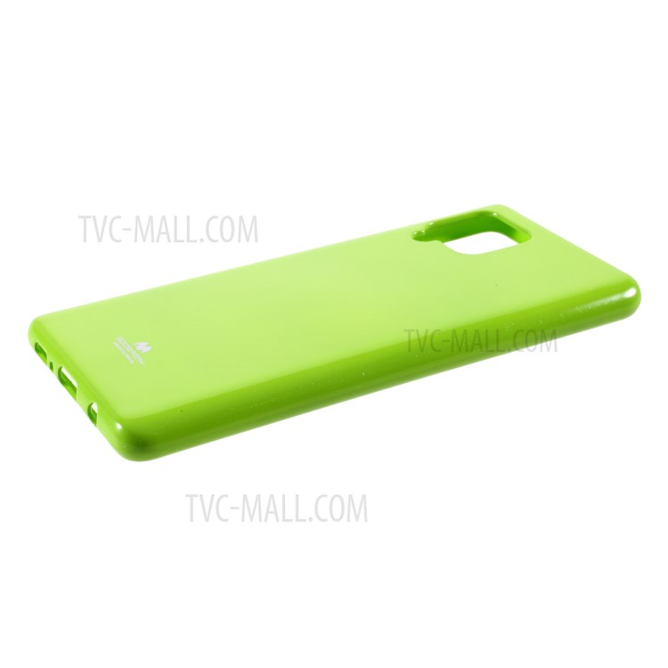 MERCURY GOOSPERY Glitter Powder Design TPU Cell Phone Cover Case for Samsung Galaxy A42 5G - Green-4