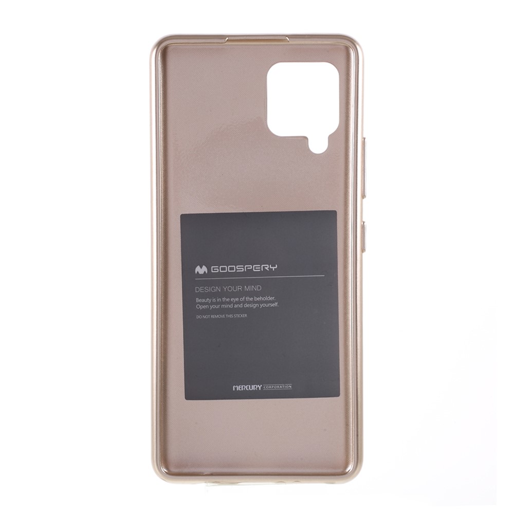 MERCURY GOOSPERY Glitter Powder Design TPU Cell Phone Cover Case for Samsung Galaxy A42 5G - Gold-2