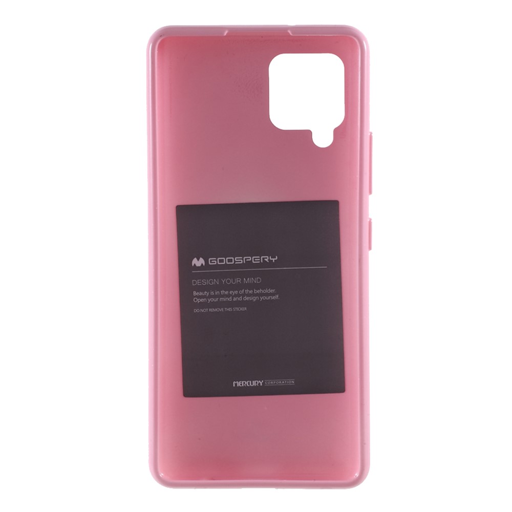 MERCURY GOOSPERY Glitter Powder Design TPU Cell Phone Cover Case for Samsung Galaxy A42 5G - Pink-2