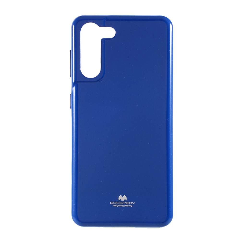 MERCURY GOOSPERY Stylish Glitter Powder Soft TPU Cell Phone Cover for Samsung Galaxy S21 5G - Blue-1